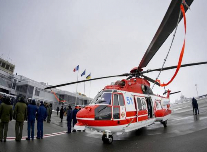 Ніжинські рятувальники отримали французький вертоліт